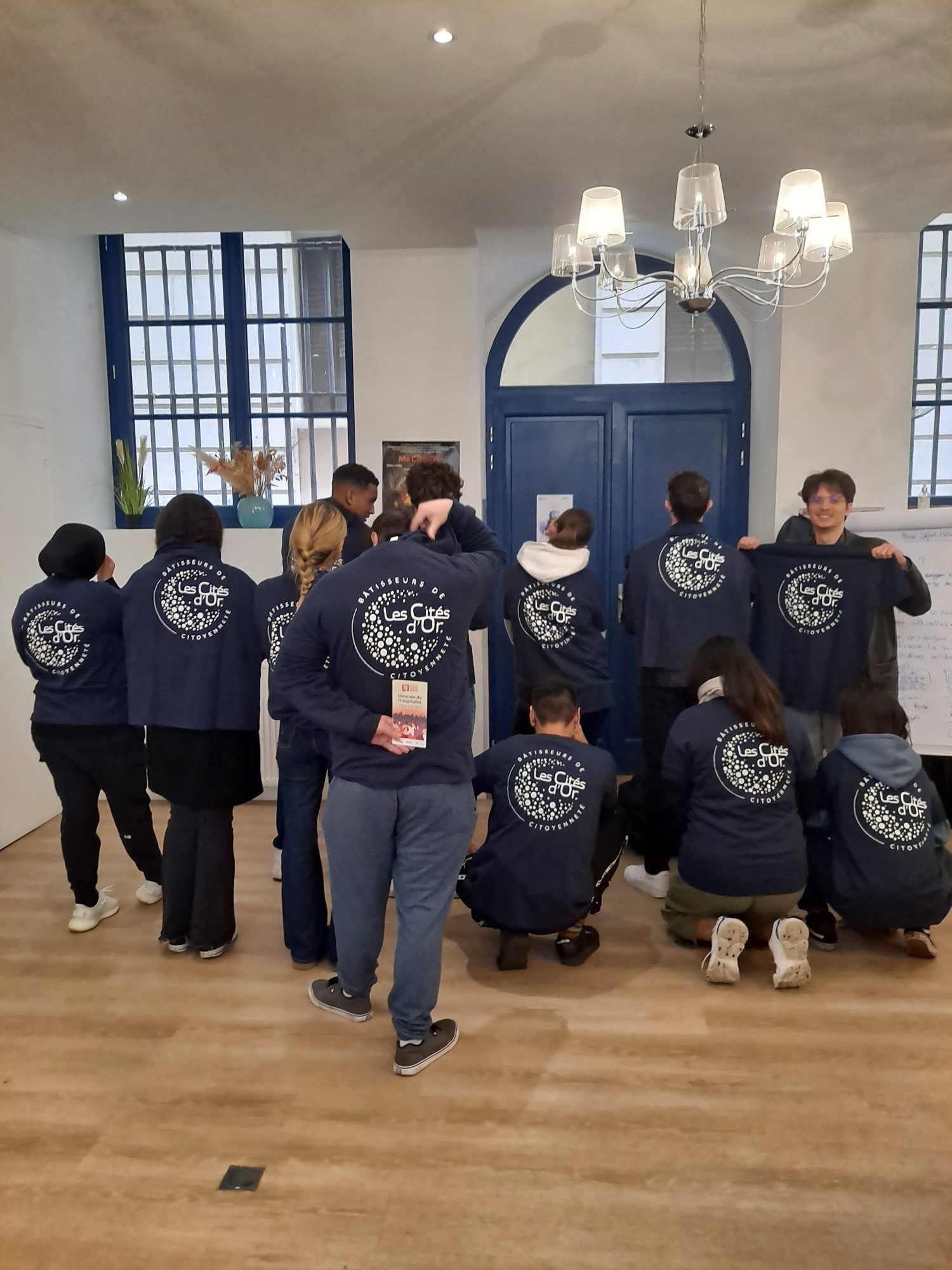 Les jeunes accompagnés par l'association les Cités d'Or